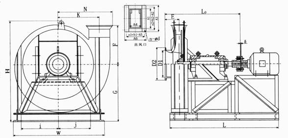 9-19、9-26型高壓離心通風機(圖2)
